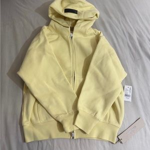 NWT Essentials Fear Of God Canarey Hoddie